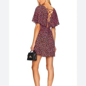 knee length dresses for ladies Mini Kai Ruffled Shift Dress – Amy'Ok main image 1